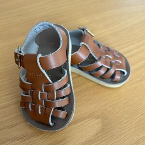 Salt Water Sun-San Sailor - Baby Sandals: Size 1 - Tan